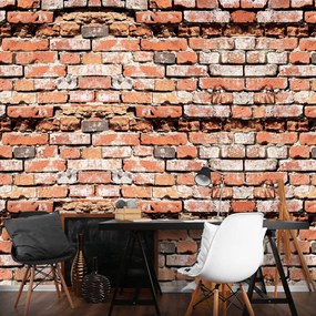 Fototapet - Red Brickwall (254x184 cm)
