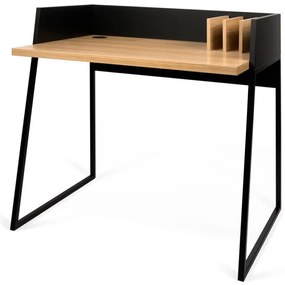 Birou TemaHome Volga Oak, negru