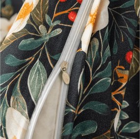 Lenjerie de pat din microfibra WINTER MAGNOLIA colorata Dimensiune lenjerie de pat: 2 buc 70 x 90 cm | 200 x 220 cm