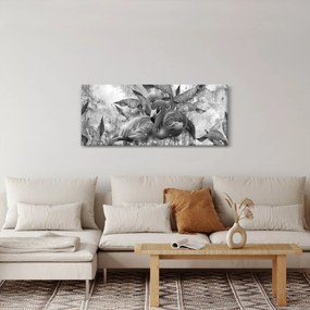 Tablou - Graffiti cu flamingo (120x50 cm)