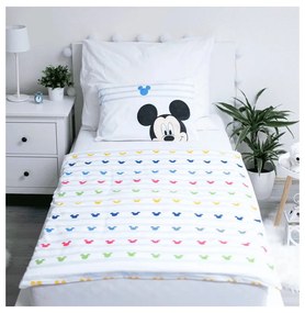 Lenjerie de pat pentru copii din bumbac pentru pătuț 100x135 cm Mickey – Jerry Fabrics