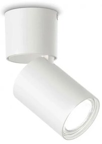 Spot aplicat directionabil TOBY PL1 BIANCO