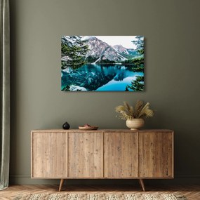 Tablou - Lac în Alpi (90x60 cm)