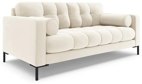 Canapea Bali 2 locuri velvet/picioare negre – L152 x l92 x h75