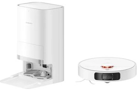 Aspirator robot Xiaomi X20+, 6000 Pa, 140 min, 0.35/4 l, Funcție Mop, Stație de autovidanjare, Navigație LDS, Evitarea obiectelor, Aplicație mobilă, Alb
