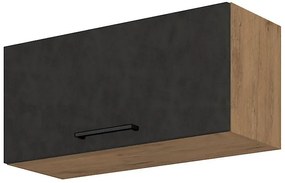 Dulap superior de bucătărie Virion 80 GU 36 1F (stejar lancelot + matera). 1032582