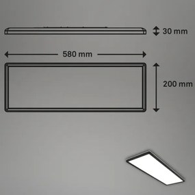 Plafonieră LED SLIM LED/22W/230V Briloner 7402-415