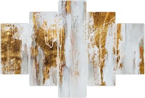 Tablou - Abstract auriu (150x105 cm)