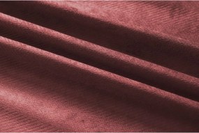 Draperie opaca ELVIO VELVET 140x250 cm, roz prafuit Agatat: Inele metalice