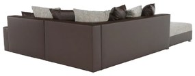 Zondo Colțar Pitton New Maro (S) (cu taburete). 772526