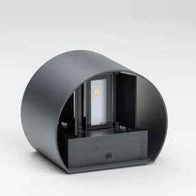 Aplică LED de exterior Brilagi RONDO LED/6W/230V antracit IP54