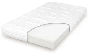 Saltea patut bebe din latex si burete cu husa detasabila 120x60x10 cm Kidizi