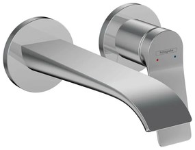 Baterie lavoar incastrata Hansgrohe Vivenis cu pipa 19.2 cm crom lucios fara corp ingropat