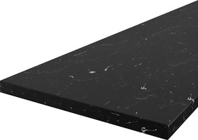 Dulap înalt pentru cuptor şi cuptor cu microunde, nuc okapi/negru, MENZO 60 DPM-210 2F