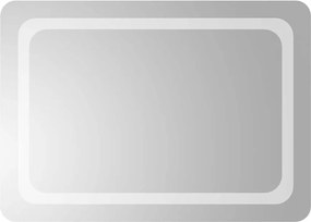 vidaXL Oglindă de baie cu LED, 70x50 cm