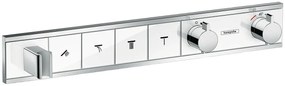 Hansgrohe RainSelect baterie cadă-duș ascuns cu termostat crom-alb 15357400