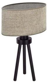 Lampă de masă Duolla OVAL 1xE27/15W/230V d. 30 cm maro