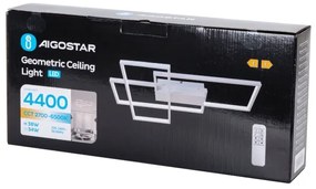 Plafonieră LED dimabilă Aigostar LED/38W/230V 2700-6500K + telecomandă