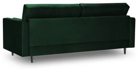 Canapea din catifea Milo Casa Santo, 219 cm, verde