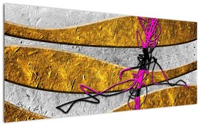 Tablou cu abstracție (120x50 cm)