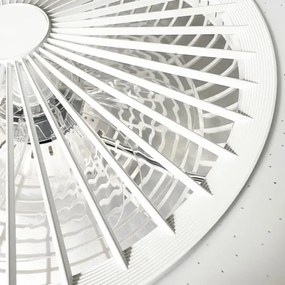 Plafonieră LED cu ventilator OPAL LED/72W/230V + telecomandă