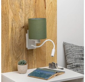 Lampă LED de perete Brilagi NUBILA 1xE27/25W/230V + LED/3W alb/verde