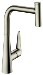 Baterie bucatarie cu dus extractibil crom periat Hansgrohe Talis M51 300 cu 1 jet