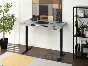 Masă PC Osto 140 (beton + negru). 1109835