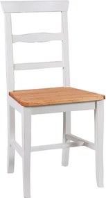 Scaun, L45 43 H92 cm, cu sezut din lemn masiv