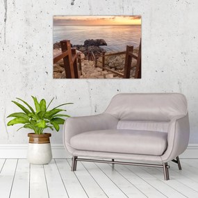 Tablou - Coborâre la mare (70x50 cm)