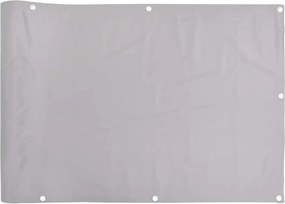 vidaXL Paravan de balcon, gri, 600x120 cm, PVC