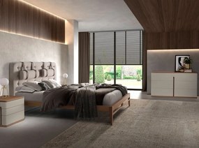 Pat dublu design modern Platin, 160x200cm