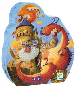 Puzzle Djeco Cavalerul si Dragonul