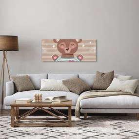 Tablou - Ursulețul iubitor (120x50 cm)
