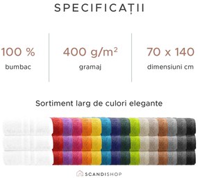 Prosop de corp Classic verde 70 x 140 cm, 100% bumbac