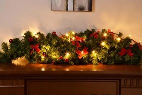 Lanț luminos diLED - 40 LED, alb cald, fără transformator