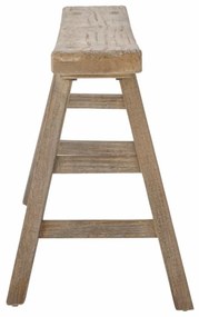 Consola natur, din lemn de pin reciclat, Lindon