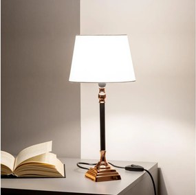 BRILAGI - Lampă de masă CERIA 1xE14/40W/230V Ø 20,5 cm negru/cupru/alb