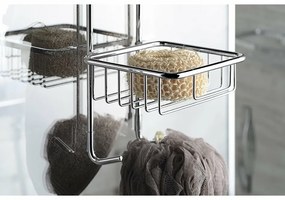 SAPHO XJ602 Smart poliție pentru duș, suspendată,argintie