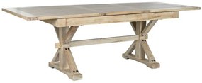 Masa dining extensibila, din lemn reciclat, Elora