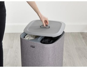 Coș de rufe din material textil Joseph Joseph Tota, 60 l, gri