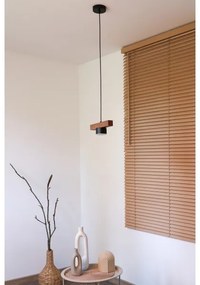 Duolla - Pendul pe cablu IRONLINE 1xGX53/3W/230V pin/stejar/negru