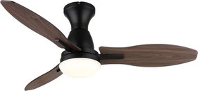 Lustra LED cu ventilator si telecomanda GALE negru 03671B GL
