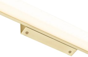 Aplică de perete pentru baie din alamă 62 cm inclusiv LED IP44 - Cascada