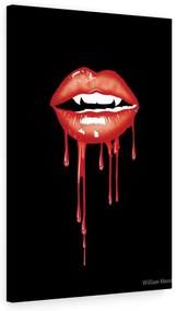 Tablou canvas Painted Lips 120x80 cm