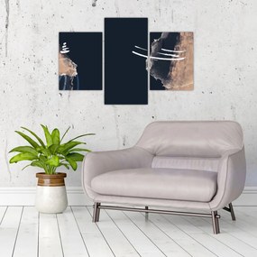 Tablou - Abstracție albastru închis (90x60 cm)