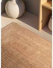 Covor în culoare naturală reversibil/țesut manual din iută 160x230 cm Sharmila Natural Brown – Hanse Home