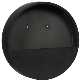 Jardiniera suspendata Wally S, culoare negru, dimensiuni multiple - PotteryPots mărimea: S - v. 9 cm, ⌀ 40 cm