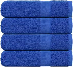 vidaXL Prosoape de mâini, FROGN, 4 buc., albastru, 50x100 cm, 360 g/m²