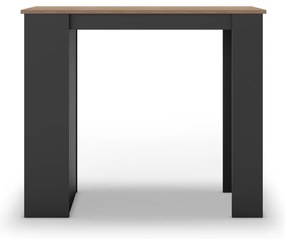 Masă de bar cu blat cu aspect de lemn de stejar 47x120 cm Peru – Marckeric